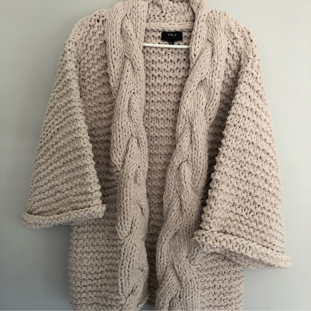 Oversized chunky cardigan from Vici